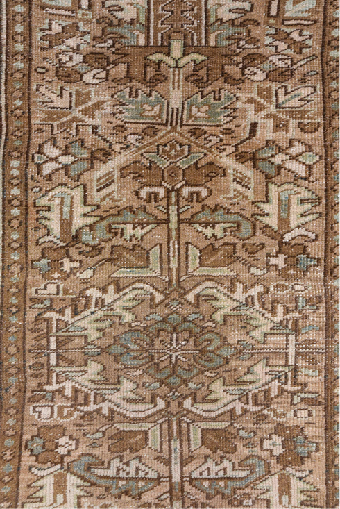 Antique Heriz Runner Rug (3' x 8')